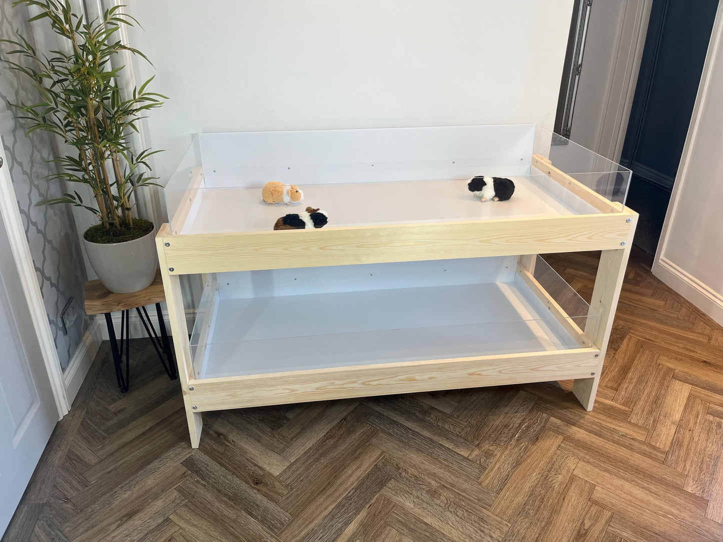Large Indoor Guinea Pig Enclosure - Two Separate Levels