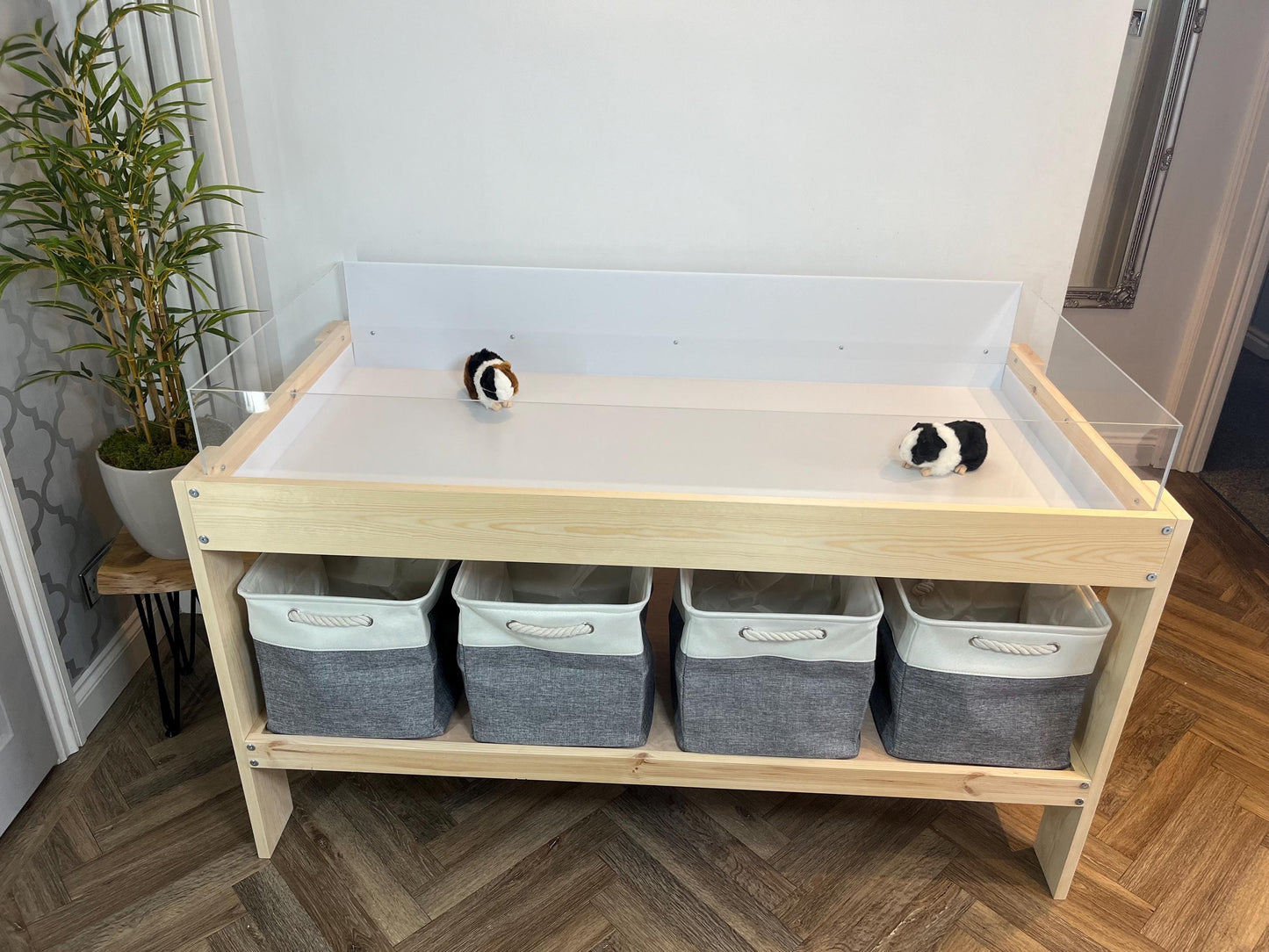 Large Indoor Guinea Pig Enclosure - with Storage Shelf