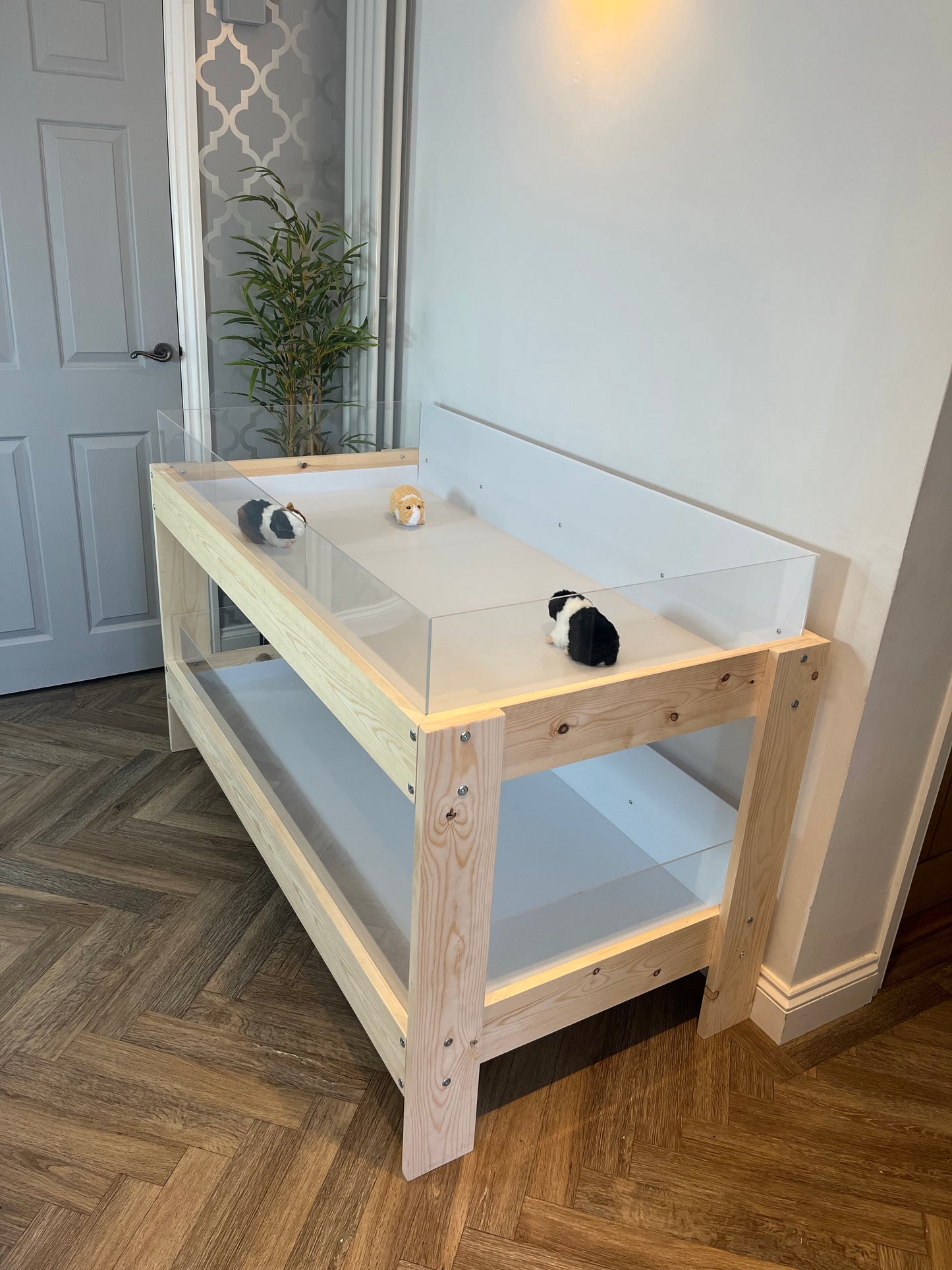 Large Indoor Guinea Pig Enclosure - Two Separate Levels