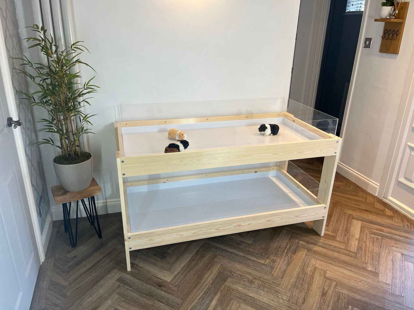 Large Indoor Guinea Pig Enclosure - Two Separate Levels