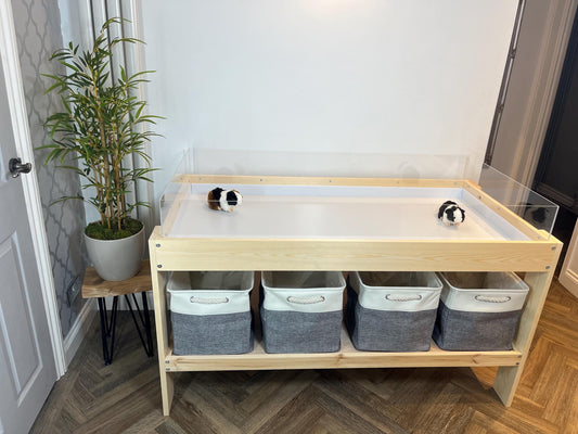 Large Indoor Guinea Pig Enclosure - with Storage Shelf
