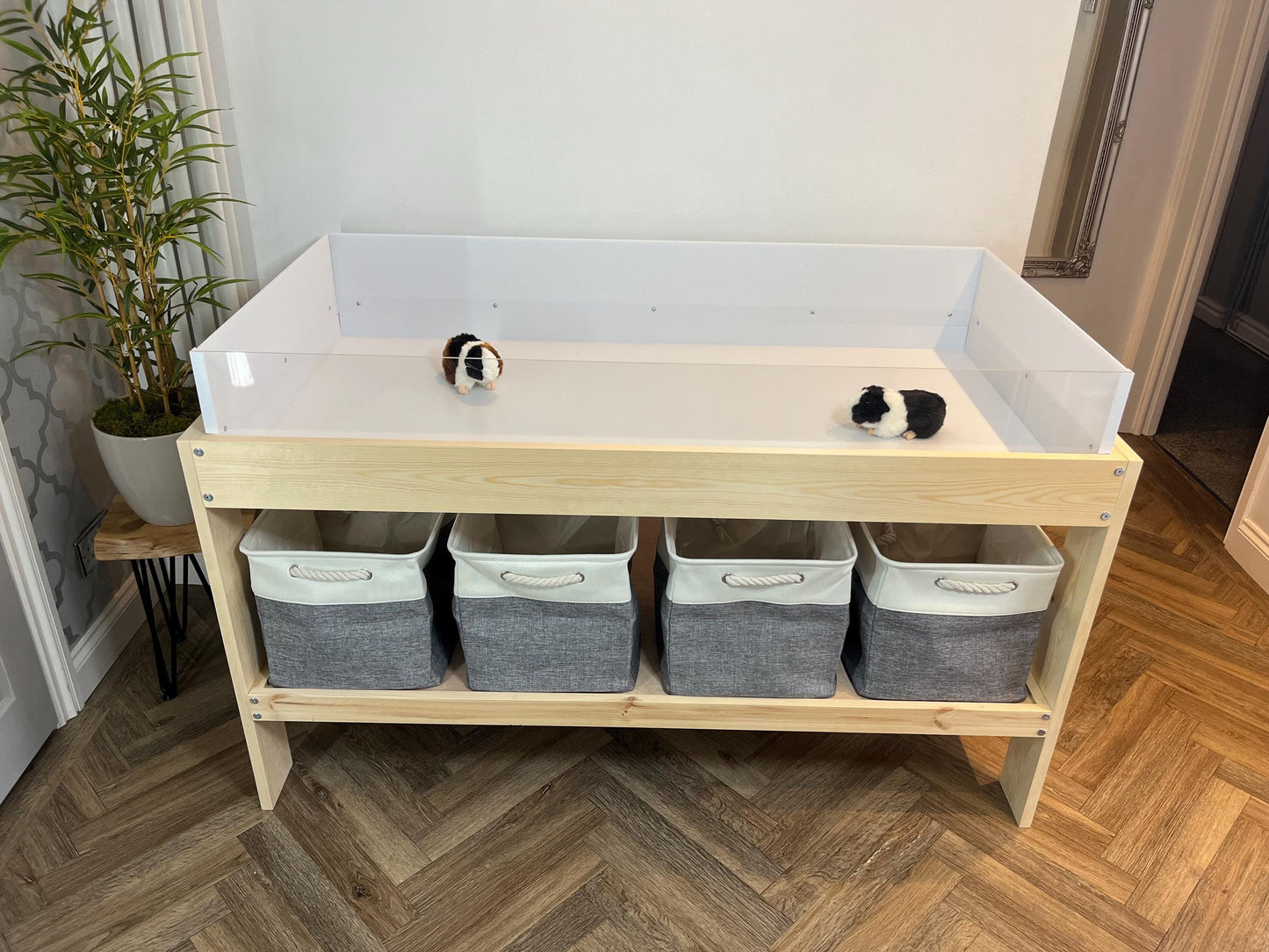 Large Indoor Guinea Pig Enclosure - with Storage Shelf